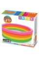 Intex Rainbow Ring Swimming Pool - Multi Color - 2 Years & Above